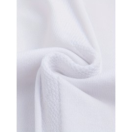 Men's V-neck Pullover Vest Cardigan, College Style Knitted Sleeveless Sweater